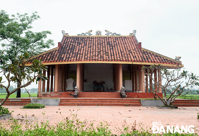 La Chau located in Hoa Vang District is a cultural symbol with a double entendre: one of which reflects studious culture of the district and the other showcases the local talents. Photo: XUAN DUNG