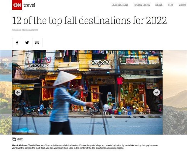 Ha Noi named among top places to visit this fall CNN Travel Da Nang