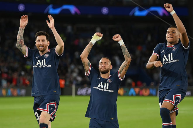 HLV Christophe Galtier đang biến bộ ba tấn công Lionel Messi - Neymar - Kylian Mbappe thành cỗ máy ghi bàn cho PSG. Ảnh: Getty Images