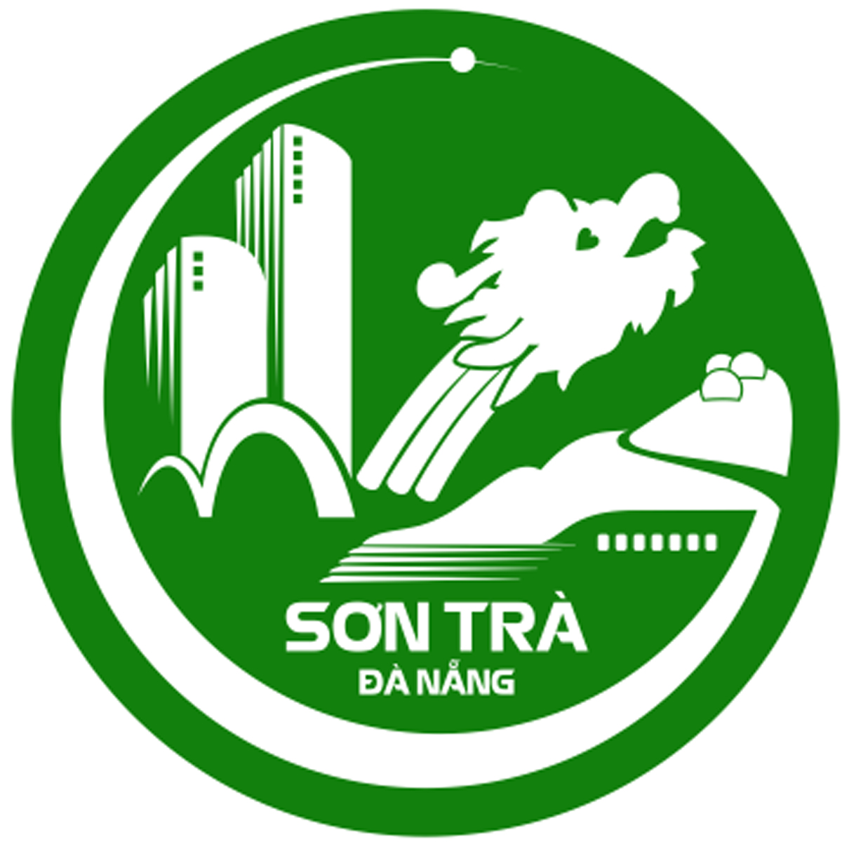 The logo of Son Tra District