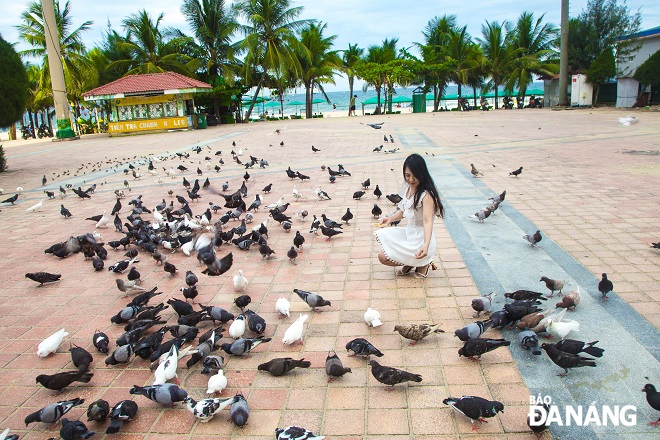 The Peace Pigeon Garden is very attractive to both locals and visitors who want to take their nice photos in the city, especially young couples who visit this site to shoot their beautiful wedding photos.