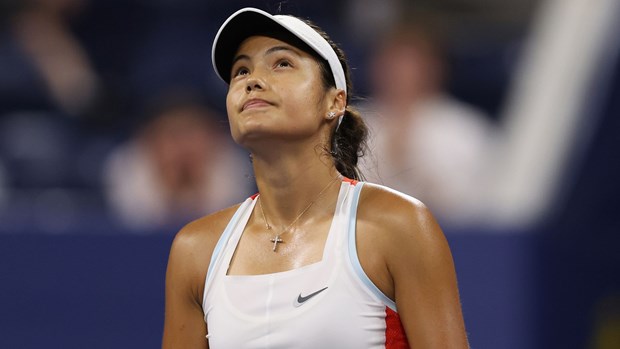 Emma Raducanu sớm thành cựu vô địch US Open. (Nguồn: Sky)