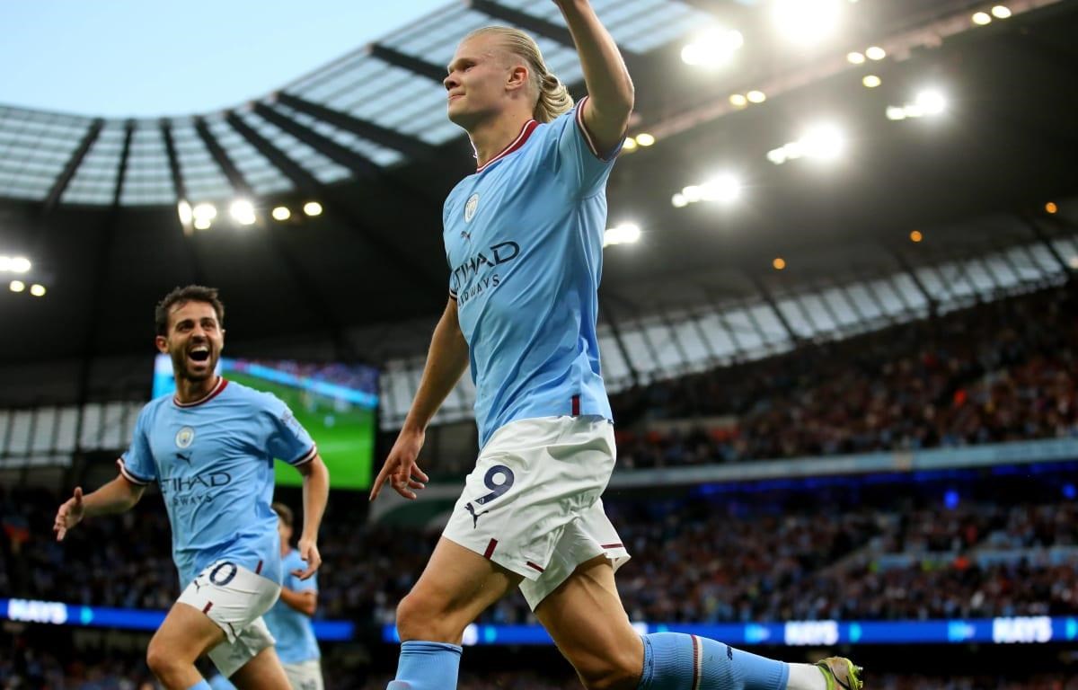 Haaland mang chiến thắng về cho Man City. (Nguồn: Imago)