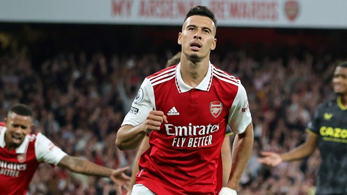 Gabriel Martinelli giúp Arsenal duy trì mạch toàn thắng sau 5 vòng đấu. (Nguồn: Getty Images)