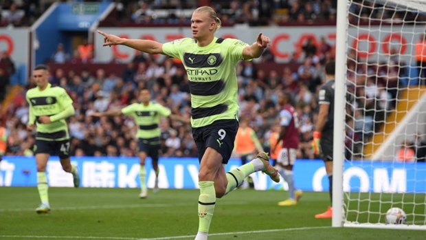 Erling Haaland tiếp tục ghi bàn nhưng không thể giúp Man City chiến thắng. (Nguồn: Getty Images)