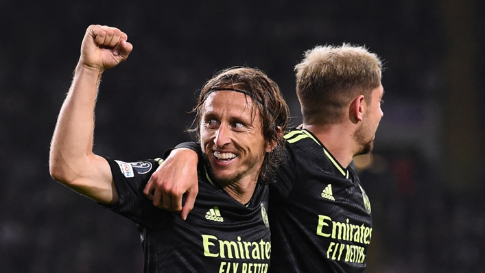 Modric ghi bàn giúp Real chiến thắng. (Nguồn: Getty Images)