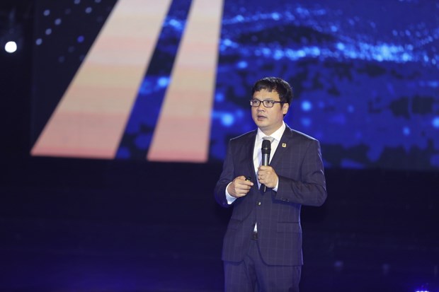 Ông Nguyễn Văn Khoa - Chủ tịch VINASA phát biểu tại sự kiện. (Ảnh: Vietnam+)