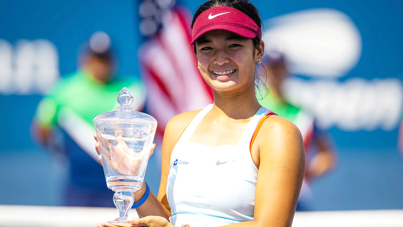 Alex Eala là tay vợt Philippines đầu tiên vô địch đơn ở giải trẻ Grand Slam.