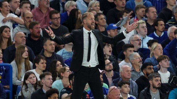 Graham Potter khởi đầu cùng Chelsea bằng trận hòa trên sân nhà. (Nguồn: Getty Images)