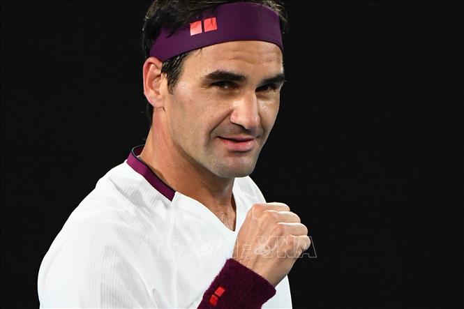 Tay vợt Roger Federer. Ảnh: AFP/TTXVN