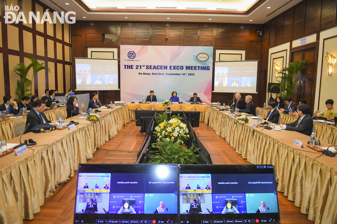 The 21st EXCO conference in Da Nang in progress