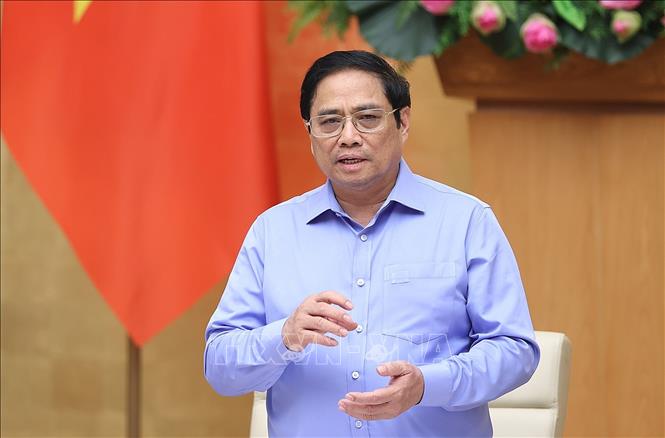 Thủ tướng Phạm Minh Chính kết luận Phiên họp Chính phủ sáng 6/9. Ảnh: Dương Giang/TTXVN