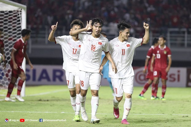U20 Việt Nam giành suất đến Uzbekistan dự giải U20 châu Á 2023. (Nguồn: VFF)
