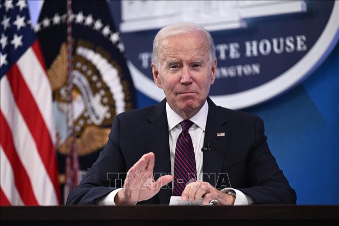 Tổng thống Mỹ Joe Biden phát biểu tại một sự kiện ở Washington, DC ngày 2/9/2022. Ảnh: AFP/TTXVN