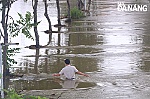 Nhiều nơi ở huyện Hòa Vang ngập sâu