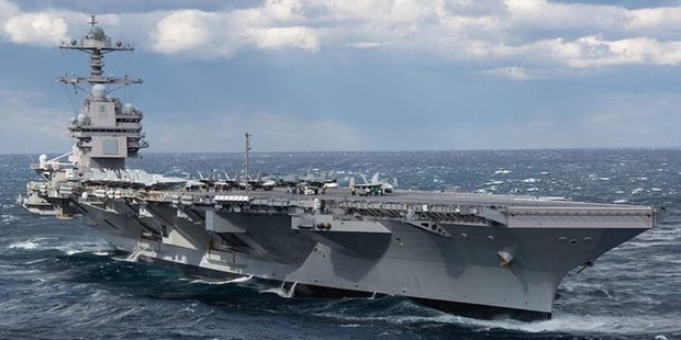 Mỹ triển khai tàu sân bay mới nhất USS Gerald R. Ford