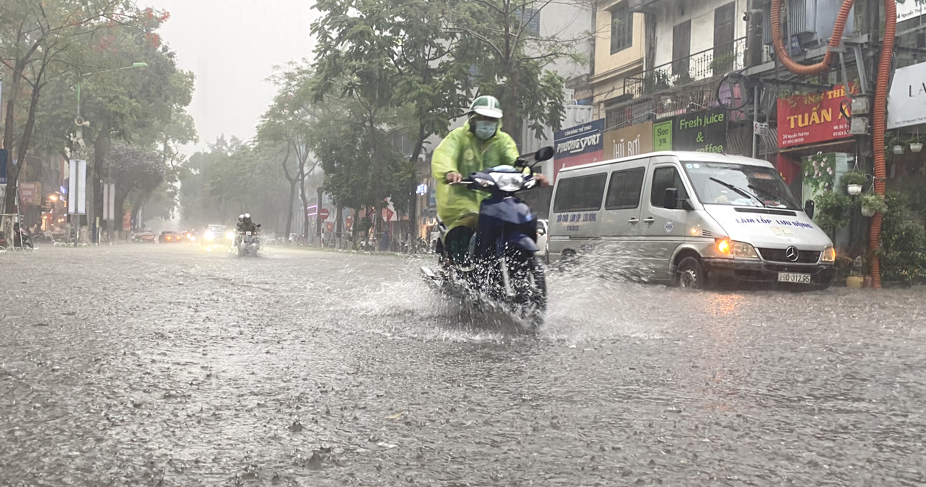 Mưa lớn trên diện rộng trong 3 ngày