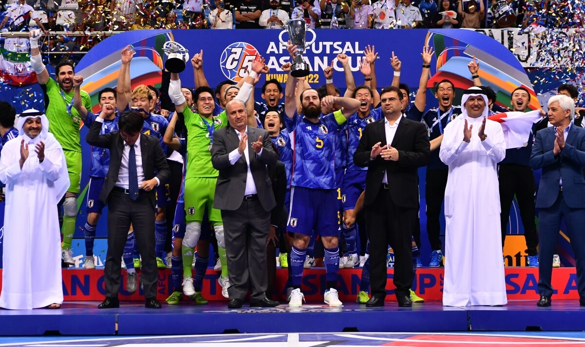 Thắng nghẹt thở ĐKVĐ Iran, Nhật Bản đăng quang Giải futsal châu Á 2022