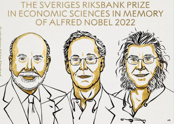 Cựu Chủ tịch FED Ben Bernanke và hai nhà kinh tế đồng hương chung giải Nobel Kinh tế 2022