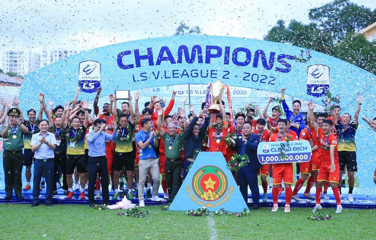 Kết quả Hạng nhất 2022: CLB CAND vô địch, Khánh Hòa lên hạng V-League