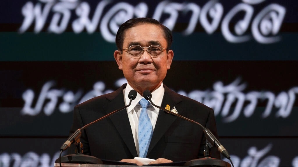 Ông Prayut tiếp tục làm Thủ tướng Thái Lan theo phán quyết của Tòa án Hiến pháp ngày 30-9. Ảnh: AFP