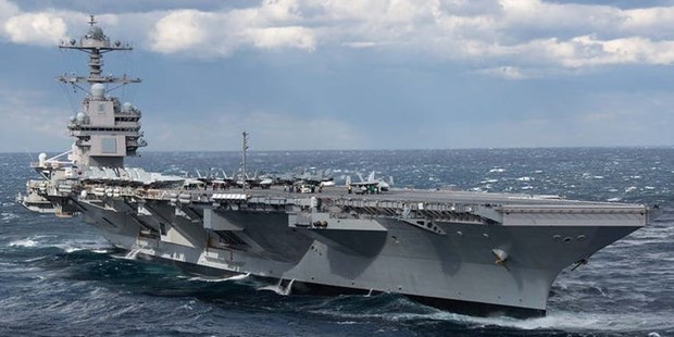 Tàu sân bay USS Gerald R. Ford. (Nguồn: US navy)