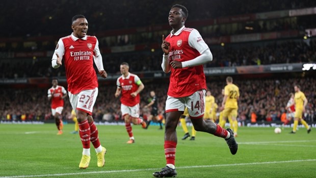  Arsenal lên ngôi đầu bảng. (Nguồn: Getty Images)