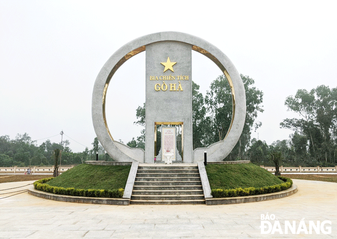 The more than VND12 billion cultural park of Go Ha relic site, Hoa Vang District, on an area of 12,000m2. Photo: Xuan Dung