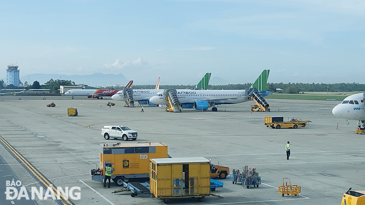 A corner of Da Nang International Airport. Photo: THANH LAN