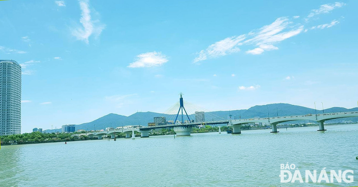 The Da Nang Han River Bridge. Photo: THANH LAN