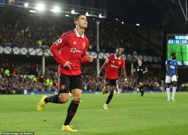 Ronaldo ghi bàn giúp Manchester United chiến thắng. (Nguồn: Reuters)