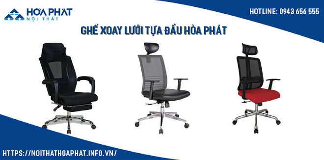 Mua ghế xoay văn phòng giá rẻ đến ngay Nội thất Hòa Phát.