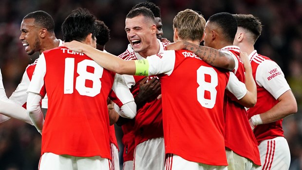 Arsenal thẳng tiến vòng knock-out Europa League. (Nguồn: skysports)