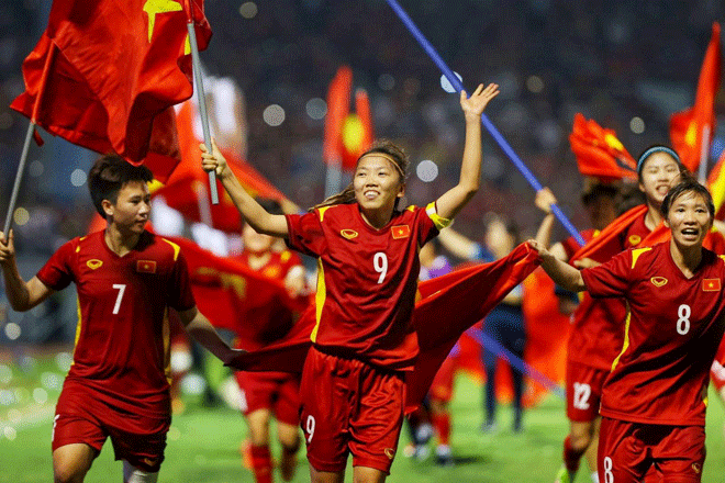 Từ vô địch SEA Games đến World Cup là khoảng cách đẳng cấp lẫn tâm thế quá xa với bóng đá nữ Việt Nam. Ảnh: M.M