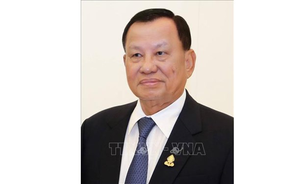 President of the Cambodian Senate Samdech Say Chhum.  (Photo: VNA)