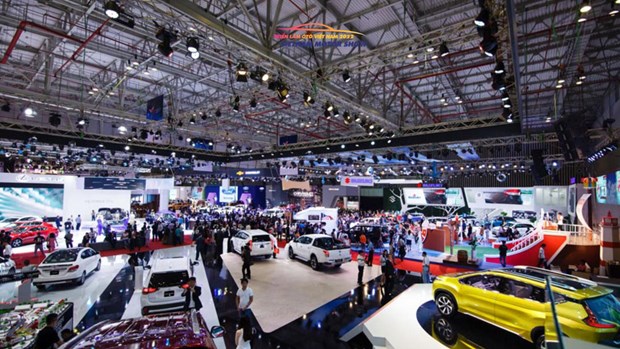 Over 120 models displayed at the Viet Nam Motor Show 2022. (Photo: VNA)