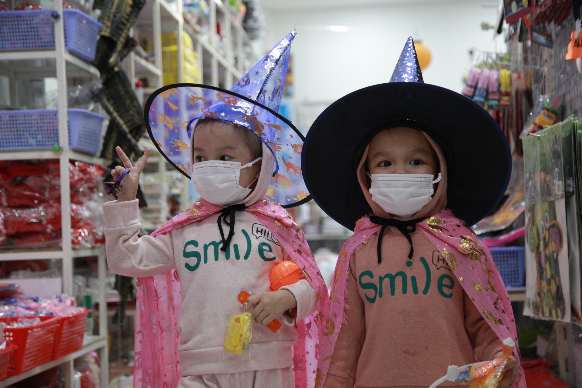 In recent days, shops specialising in selling Halloween merchandise in the city have been crowded with shoppers