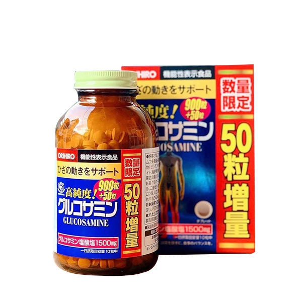  Orihiro Glucosamine 1500g - Viên uống bổ khớp.