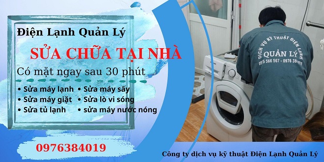 Dịch vụ sửa máy giặt TP. Hồ Chí Minh của Điện lạnh Quản Lý