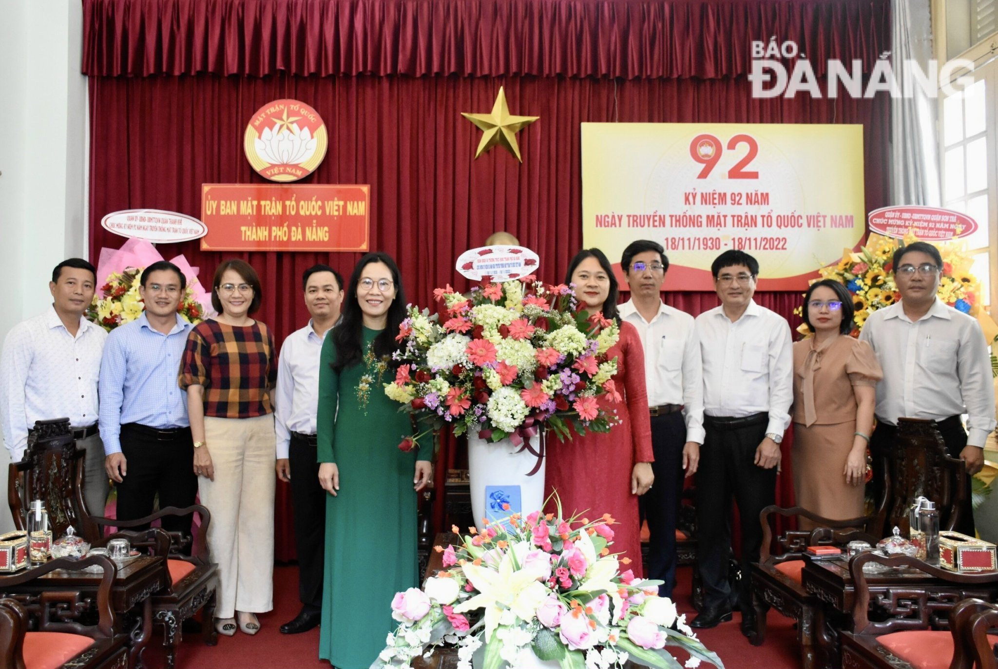 Lãnh đạo HĐND thành phố thăm, chúc mừng ngày truyền thống Mặt trận Tổ quốc Việt Nam