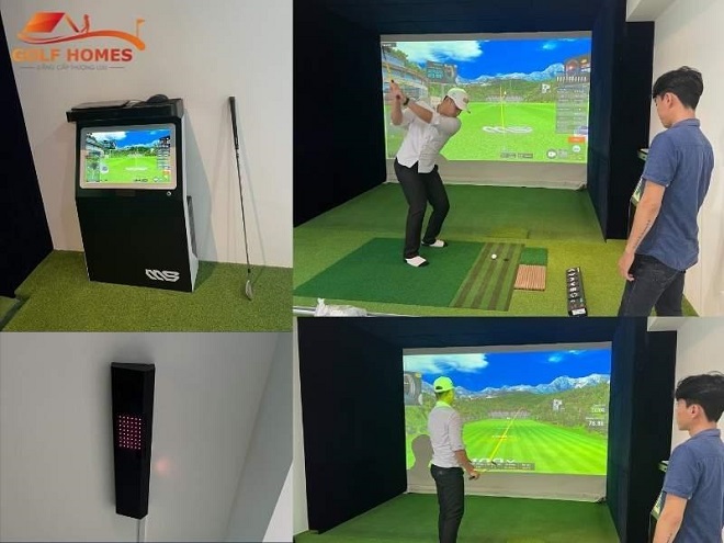 Golf Homes - Đơn vị hàng đầu thi công phòng golf 3D với chi phí tối ưu nhất