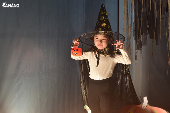 Witch hats and capes are the favourite accessories for children.