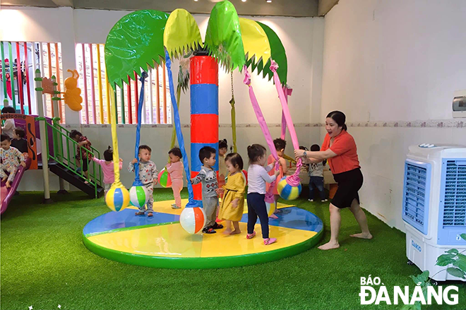 A space dedicated for children at Truc Xinh 