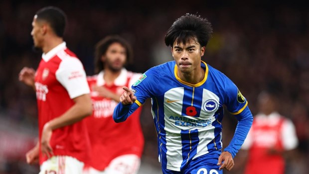 Brighton khiến Arsenal sớm phải dừng cuộc chơi. (Nguồn: Getty Images)