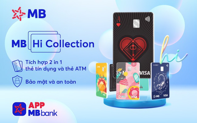 Dòng thẻ MB Hi Collection đặc biệt thu hút gen Z.