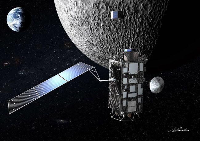 Omotenashi được thiết kế để hạ cánh trên bề mặt Mặt Trăng với tốc độ 180 km/h. Ảnh: Kyodo
