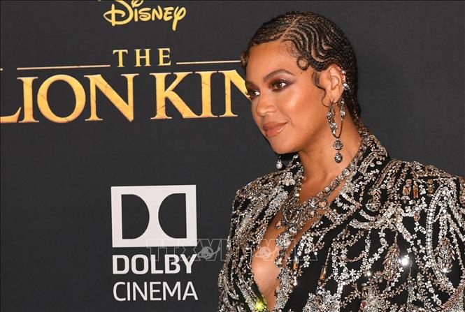 Ca sĩ Beyonce dự một buổi lễ công chiếu phim ở Hollywood, Mỹ, ngày 9-7-2019. Ảnh tư liệu: AFP/TTXVN