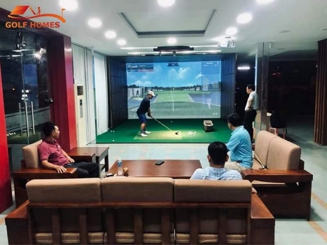 Không gian sống đẳng cấp hơn với phòng tập golf 3D.