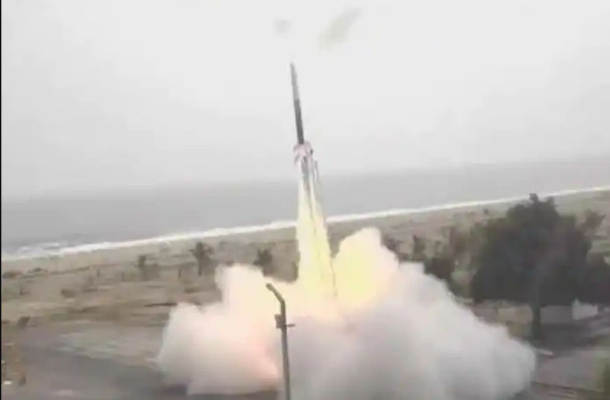 Phóng tên lửa Vikram-S. Ảnh: india.com
