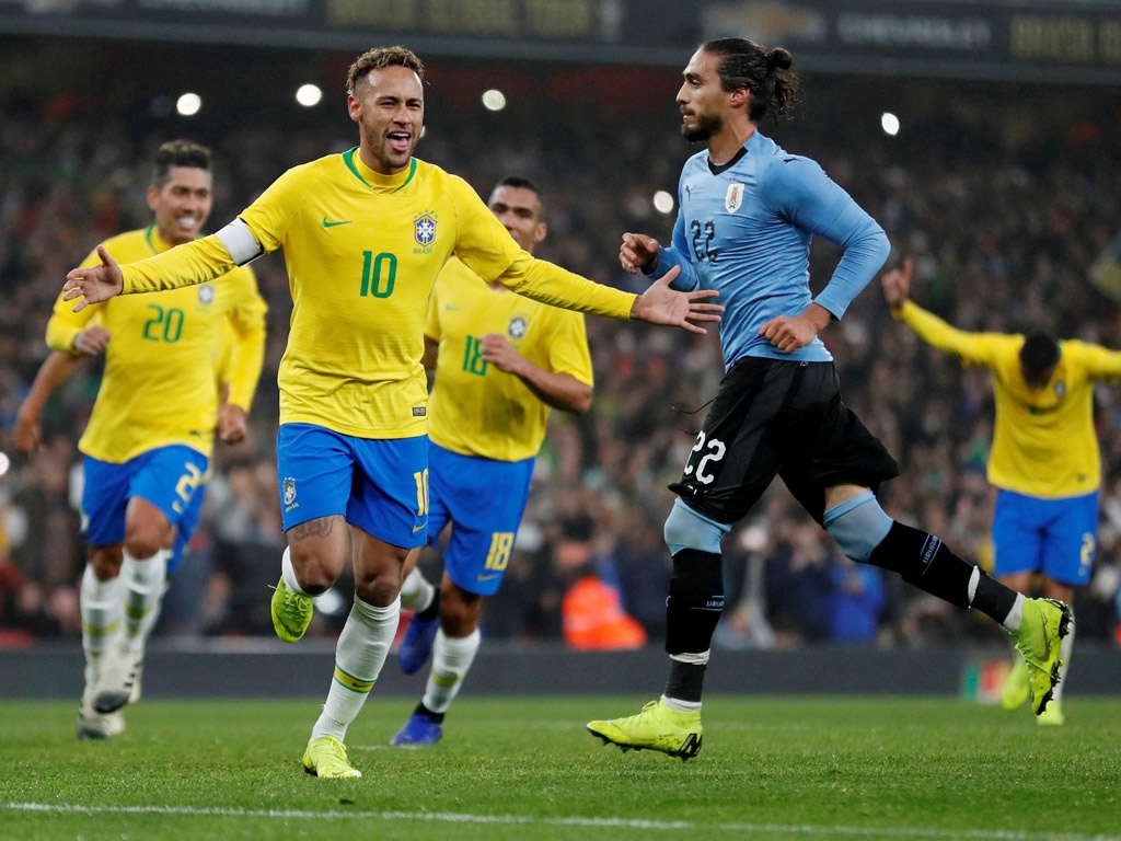 Đội tuyển Brazil là ứng viên số 1 cho ngôi vô địch World Cup 2022. Ảnh: Reuters